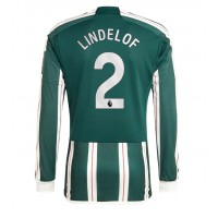 Manchester United Victor Lindelof #2 Bortatröja 2023-24 Långa ärmar